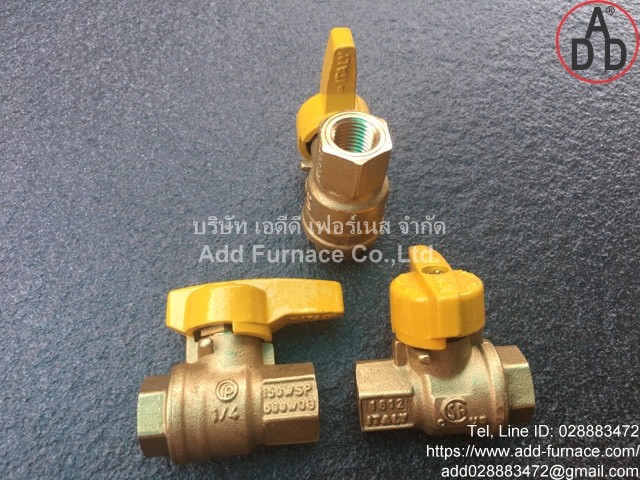 Gas Valve วาล์วแก๊ส Rub 1/4inch (2)